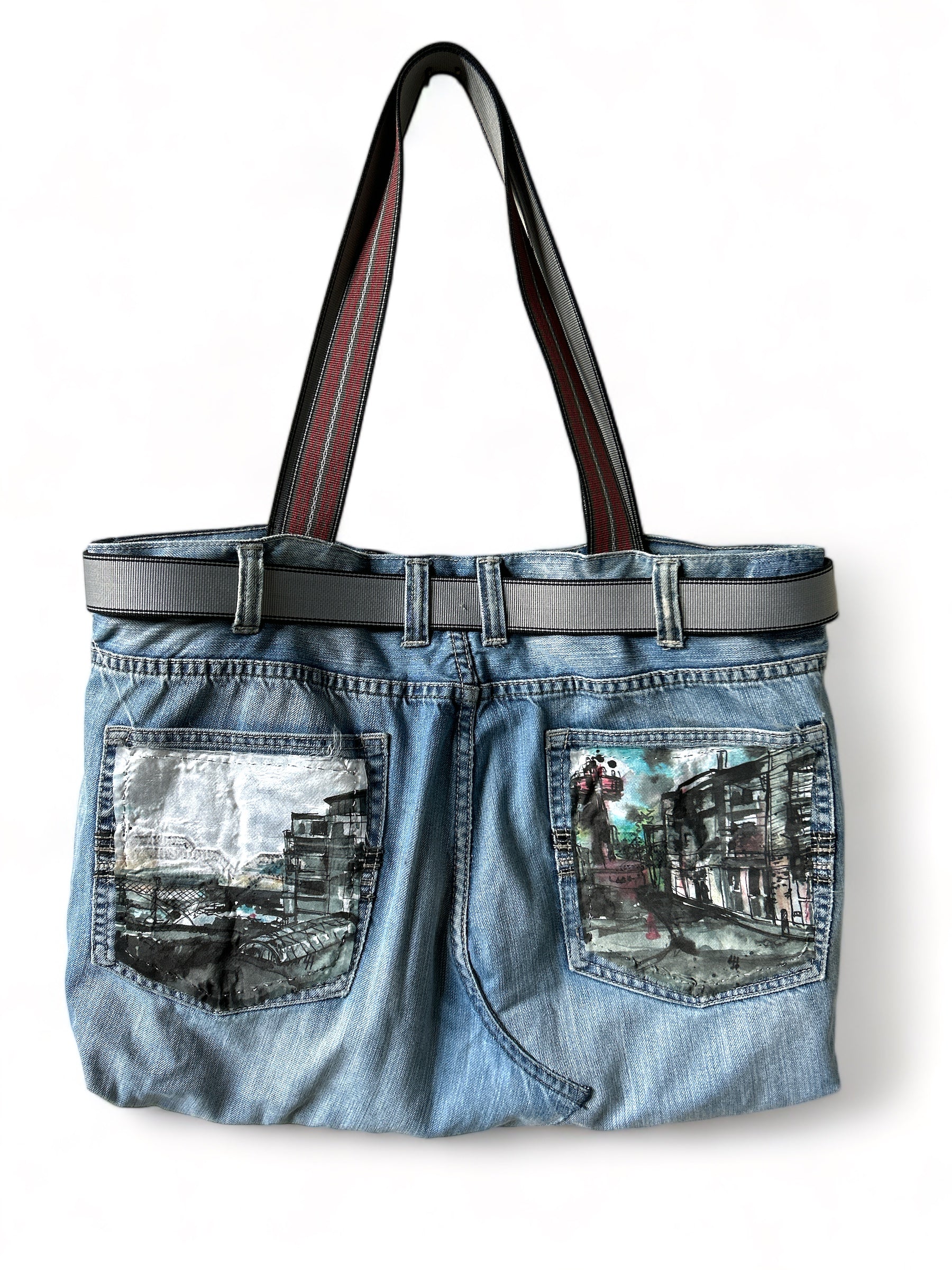Tote Bag-CML TOTE - "Postcards from Elsewhere"-WOOLTRIBE