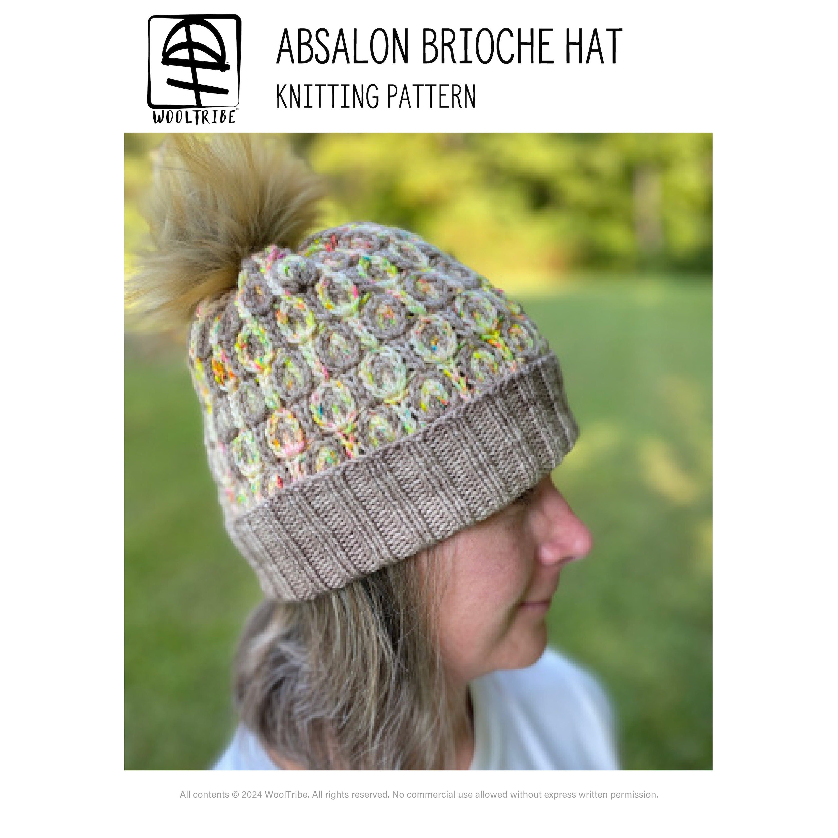 Patterns-Absalon Brioche Hat Knitting Pattern-WOOLTRIBE