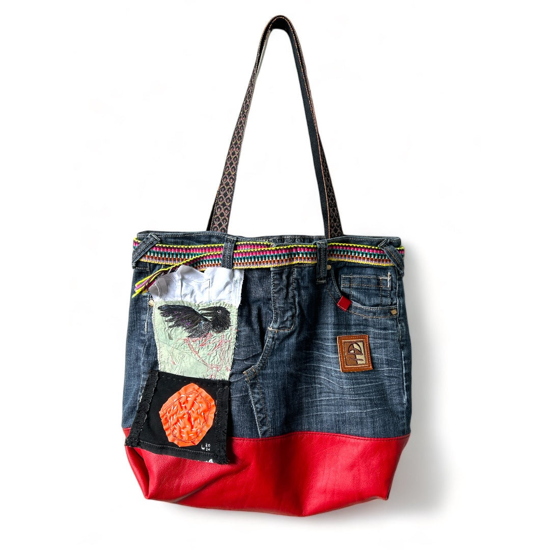 Bags-CML TOTE - "City Melange"-WOOLTRIBE