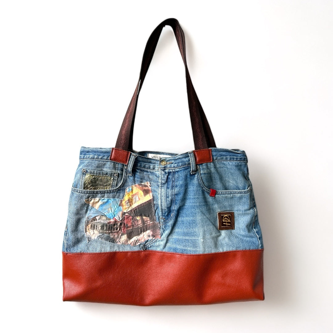 Bags-CML TOTE - "Heart of Home"-WOOLTRIBE