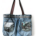 Bags-CML TOTE - "Postcards from Elsewhere"-WOOLTRIBE