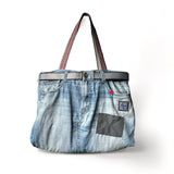 Bags-CML TOTE - "Postcards from Elsewhere"-WOOLTRIBE