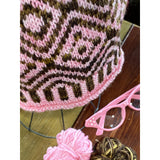 Patterns-Diamond Diva Hat Knitting Pattern-WOOLTRIBE